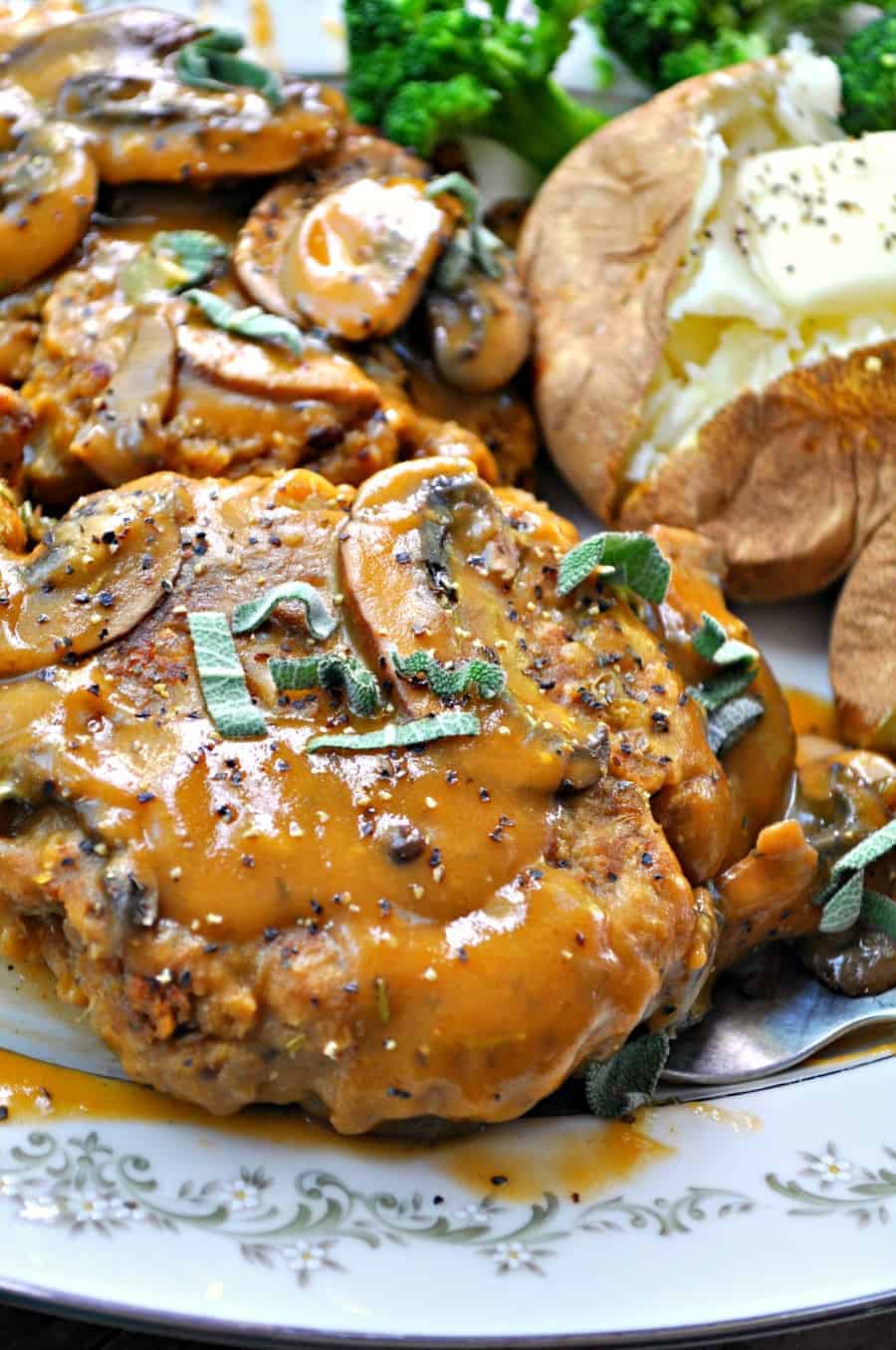 Vegan Lentil Salisbury Steak